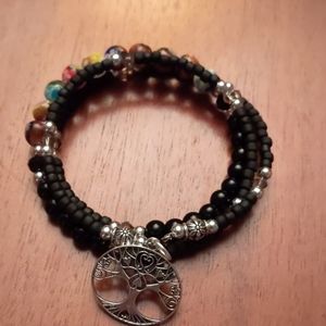 Wire spiral bracelet